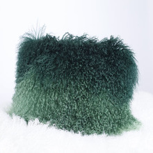 2018 New Fancy Mongolian Lamb Fur Throw Pillow Cover